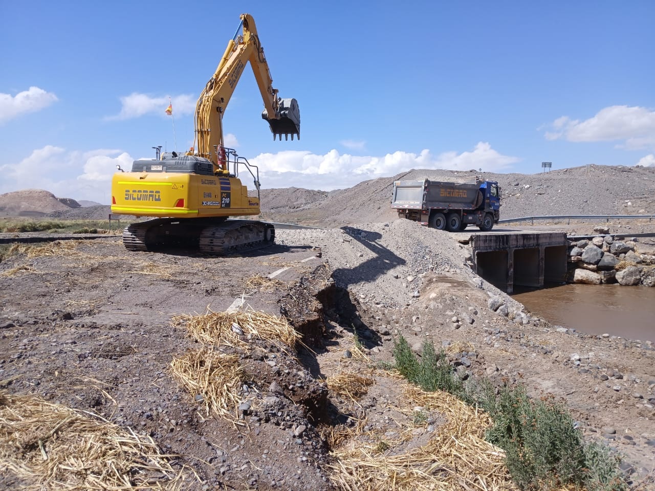 Despeje de rutas El Loa. Región de Antofagasta. 27.01.2026