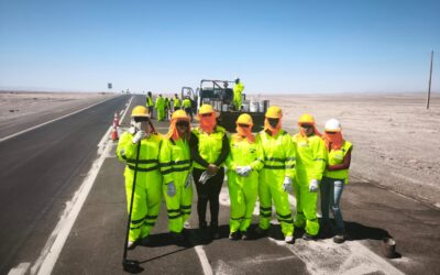 Mujeres lideran cuadrillas viales de contrato de conservación global en la Región de Antofagasta