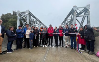 Vialidad de Los Lagos inauguró puente El Negro