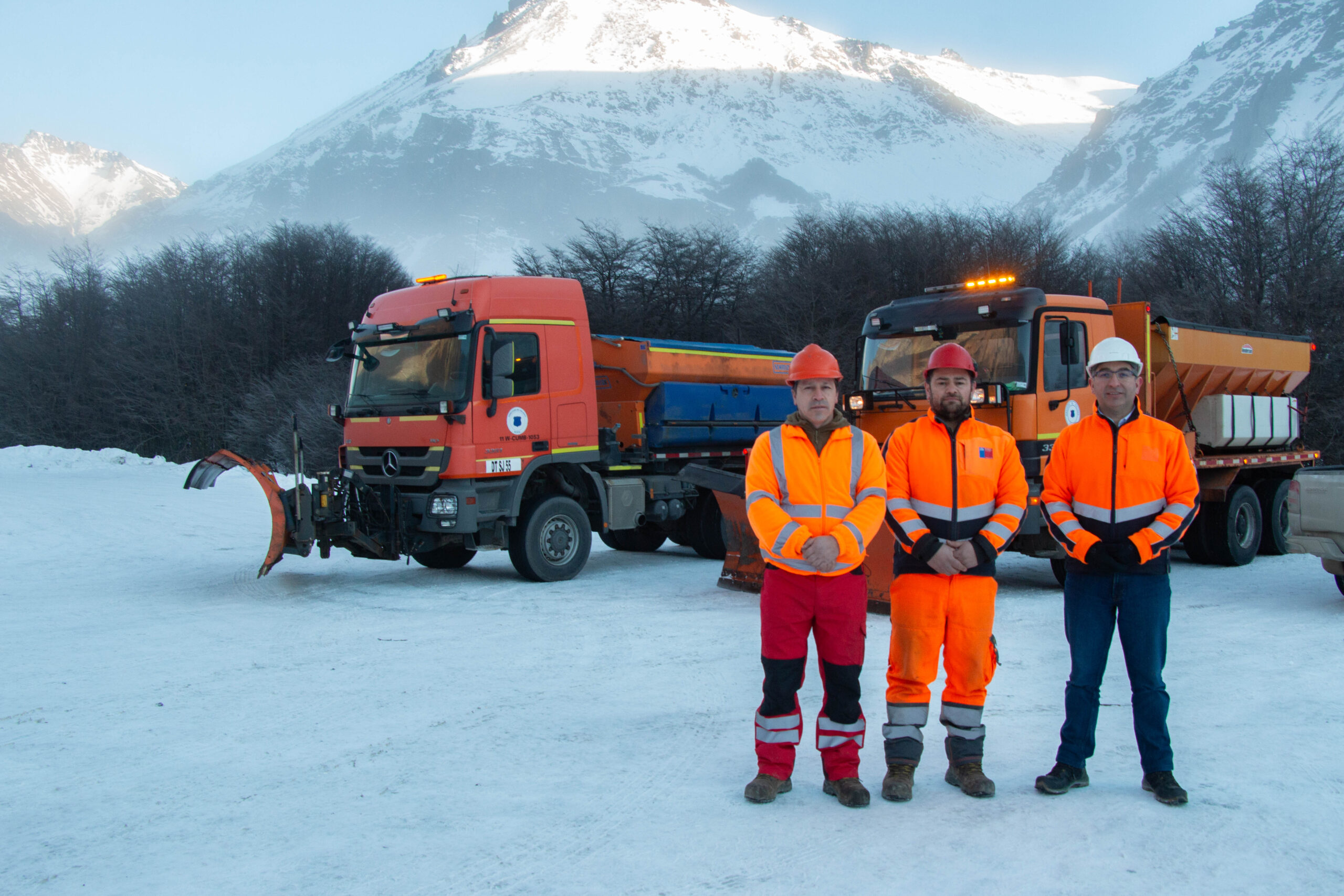 Unas 1.150 toneladas de sal se esparcen en rutas pavimentadas y no pavimentadas de la Región de Aysén