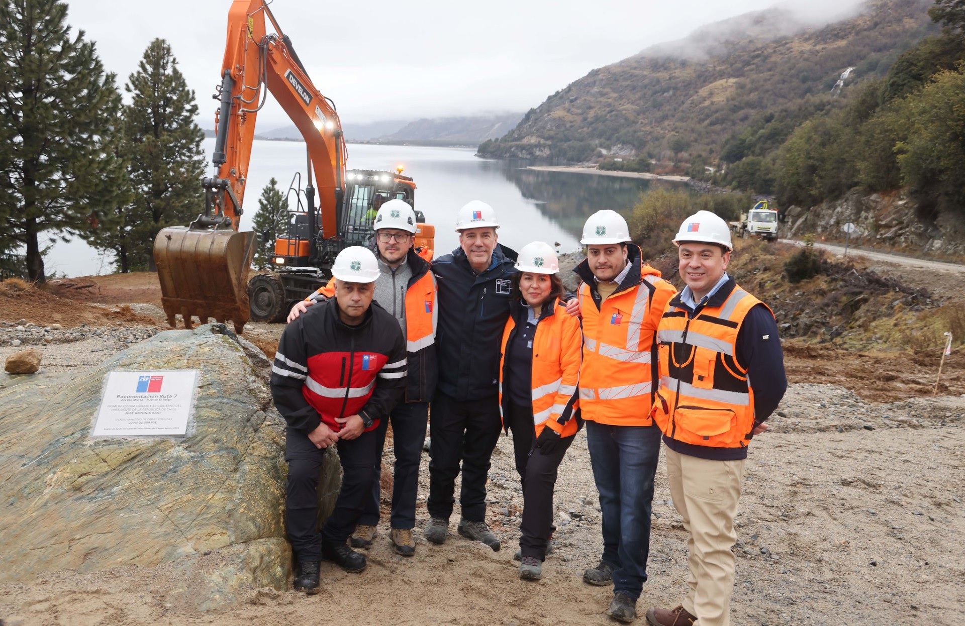 Comenzó pavimentación de nuevo tramo de la Carretera Austral en Río Ibáñez con inversión de 70 mil millones de pesos